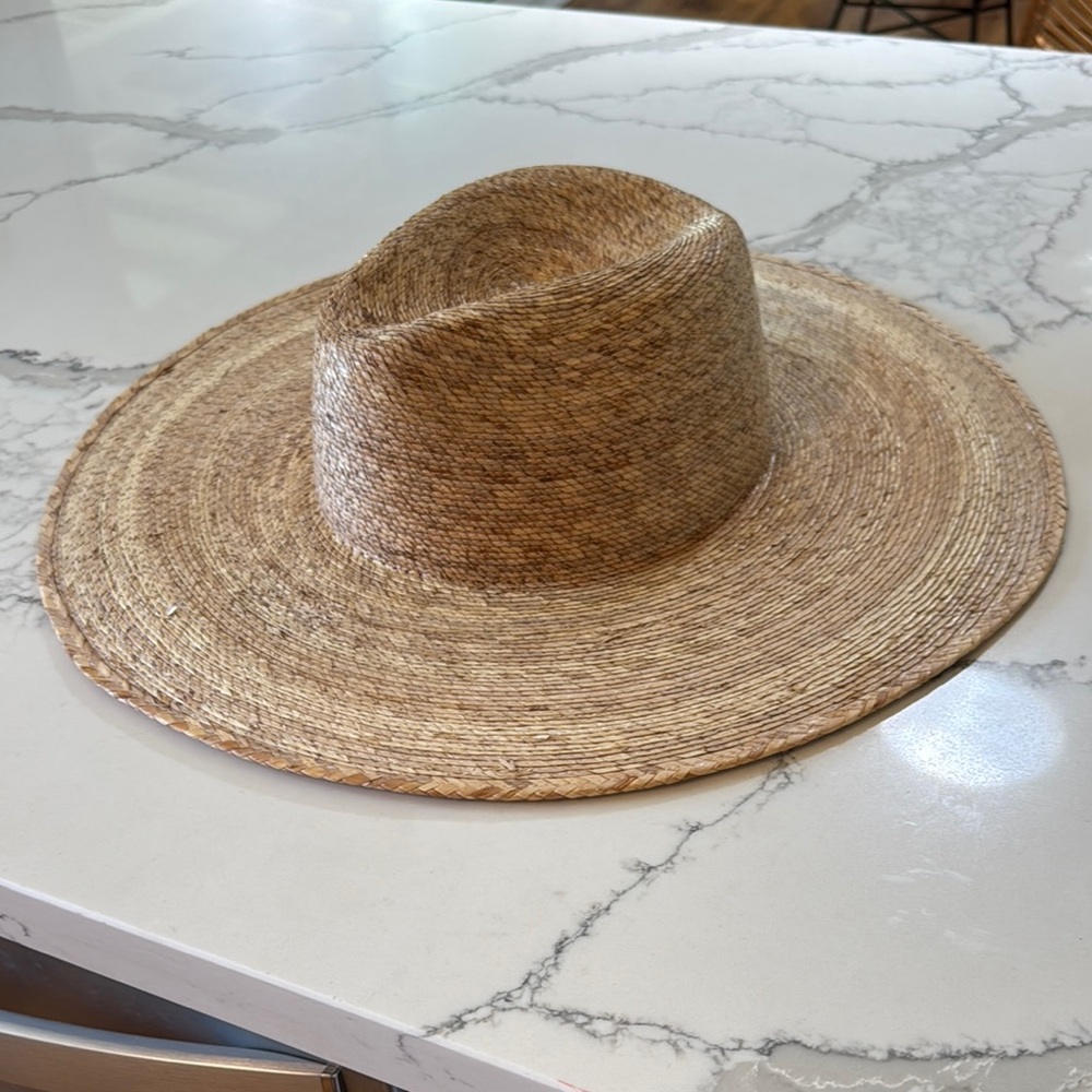 Lack Of Color western wide Palma hat Natural Brown Straw
